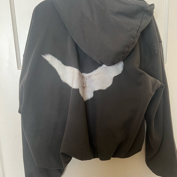 Yeezy Gap Engineered by Balenciaga Dove Hoodie Washed Black - Picture 3 of 3